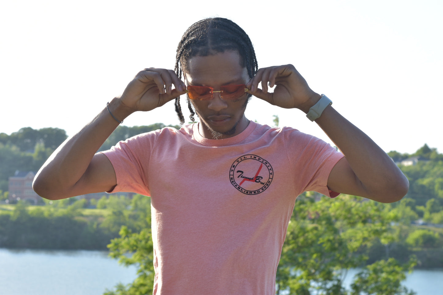 Peach TB Patch Shirt