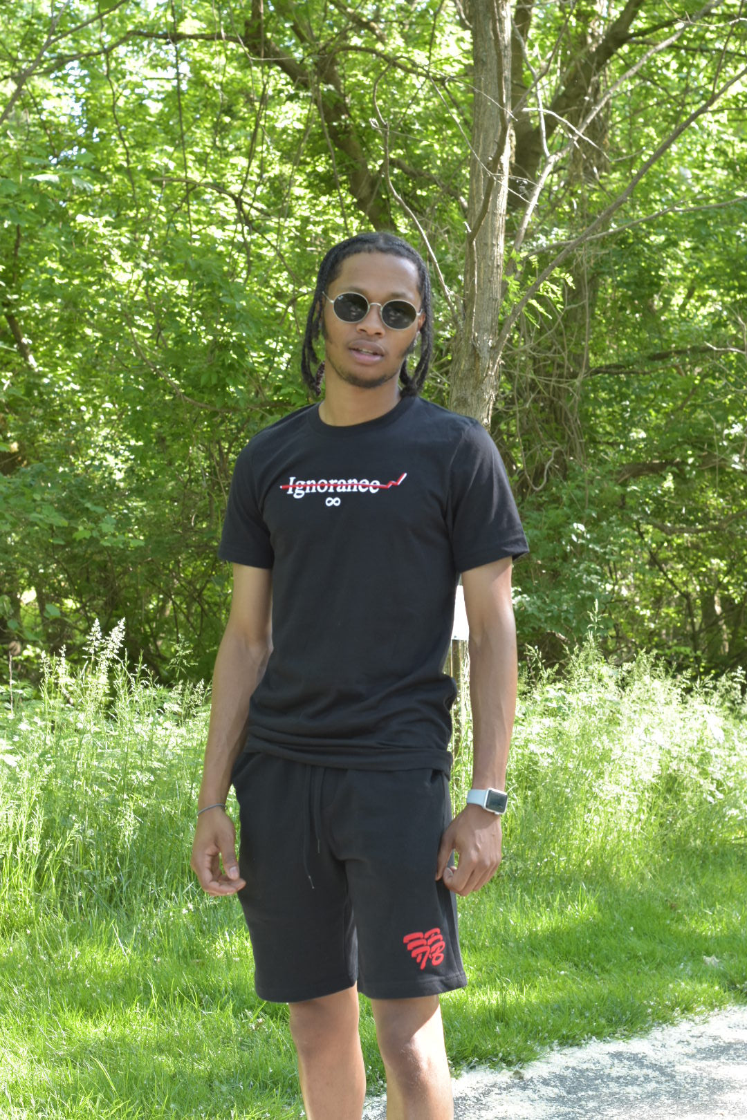 Black Triple TB Shorts