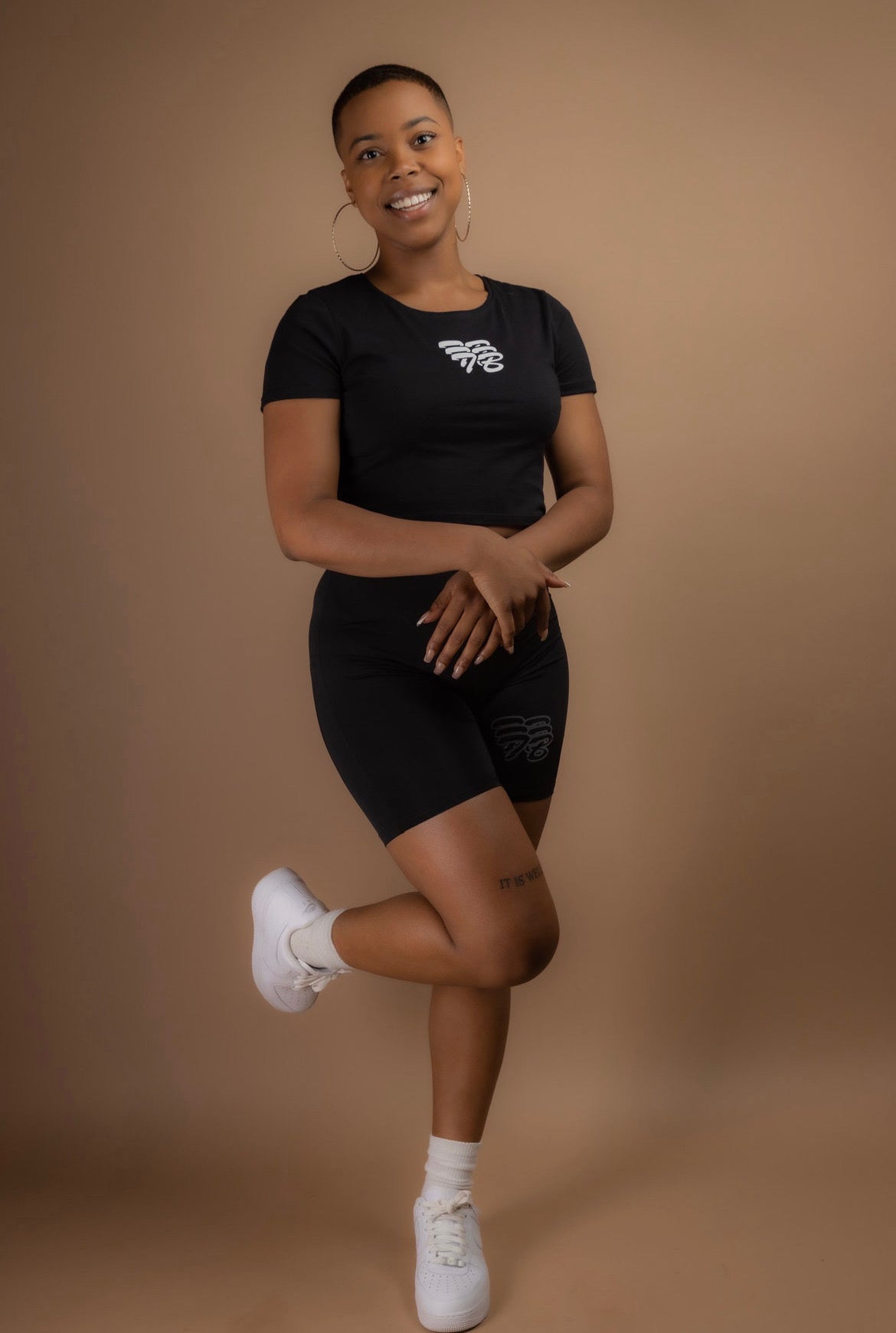 Triple TB High Waisted Shorts